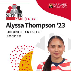 Alyssa Thompson '23 on United States Soccer episode artwork